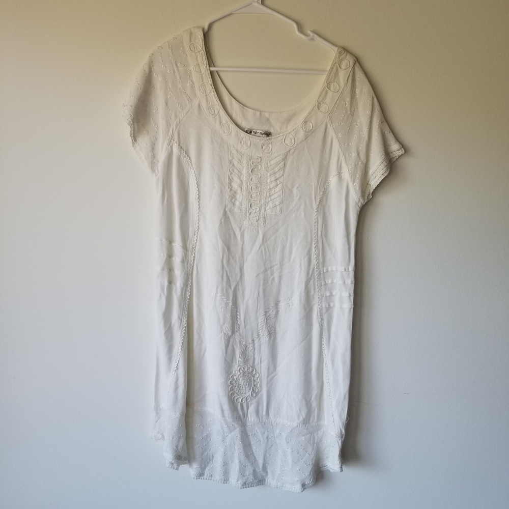 White boho cottage dream dress K7 - Picture 16 of 16